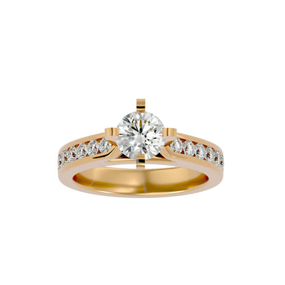 Mae diamond engagement ring