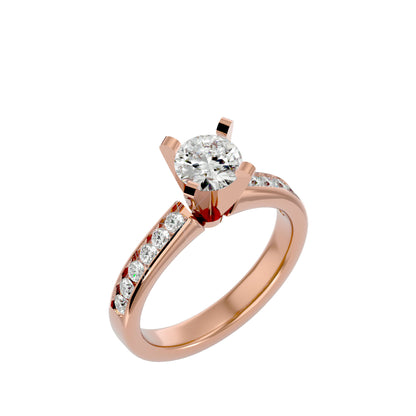 Eve diamond engagement ring