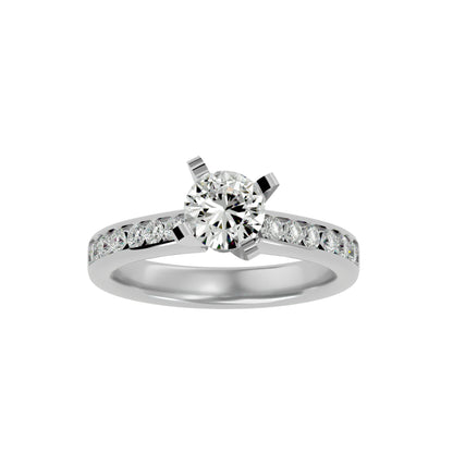 Eve diamond engagement ring