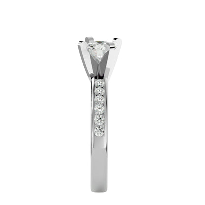 Eve diamond engagement ring