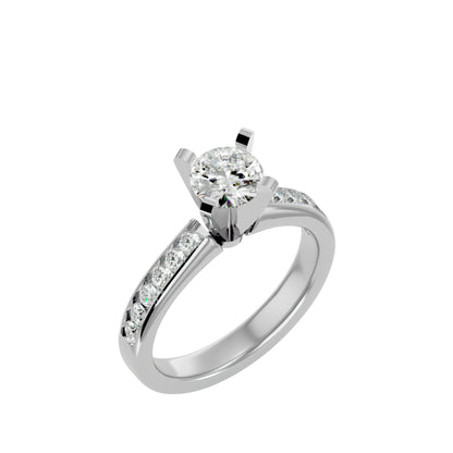 Eve diamond engagement ring
