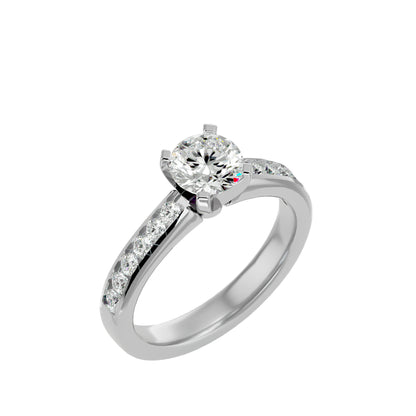 Emery diamond engagement ring