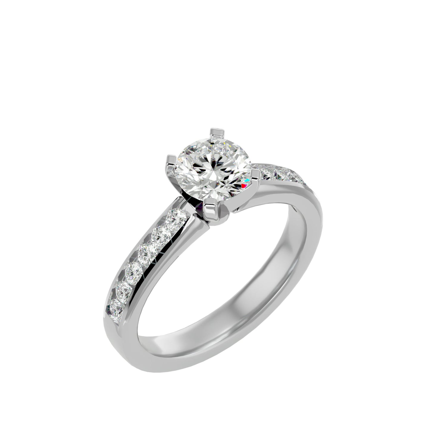Emery diamond engagement ring