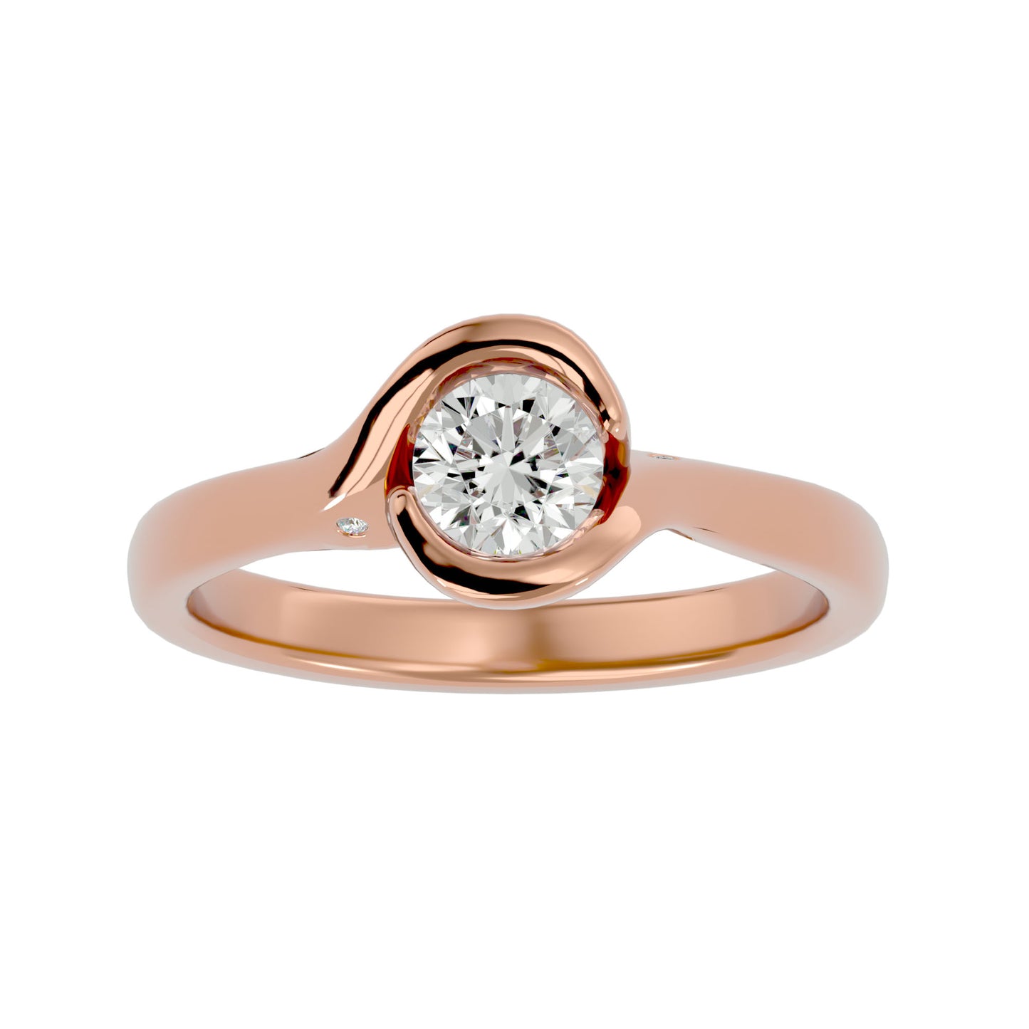 Bodhi tension setting diamond engagement ring