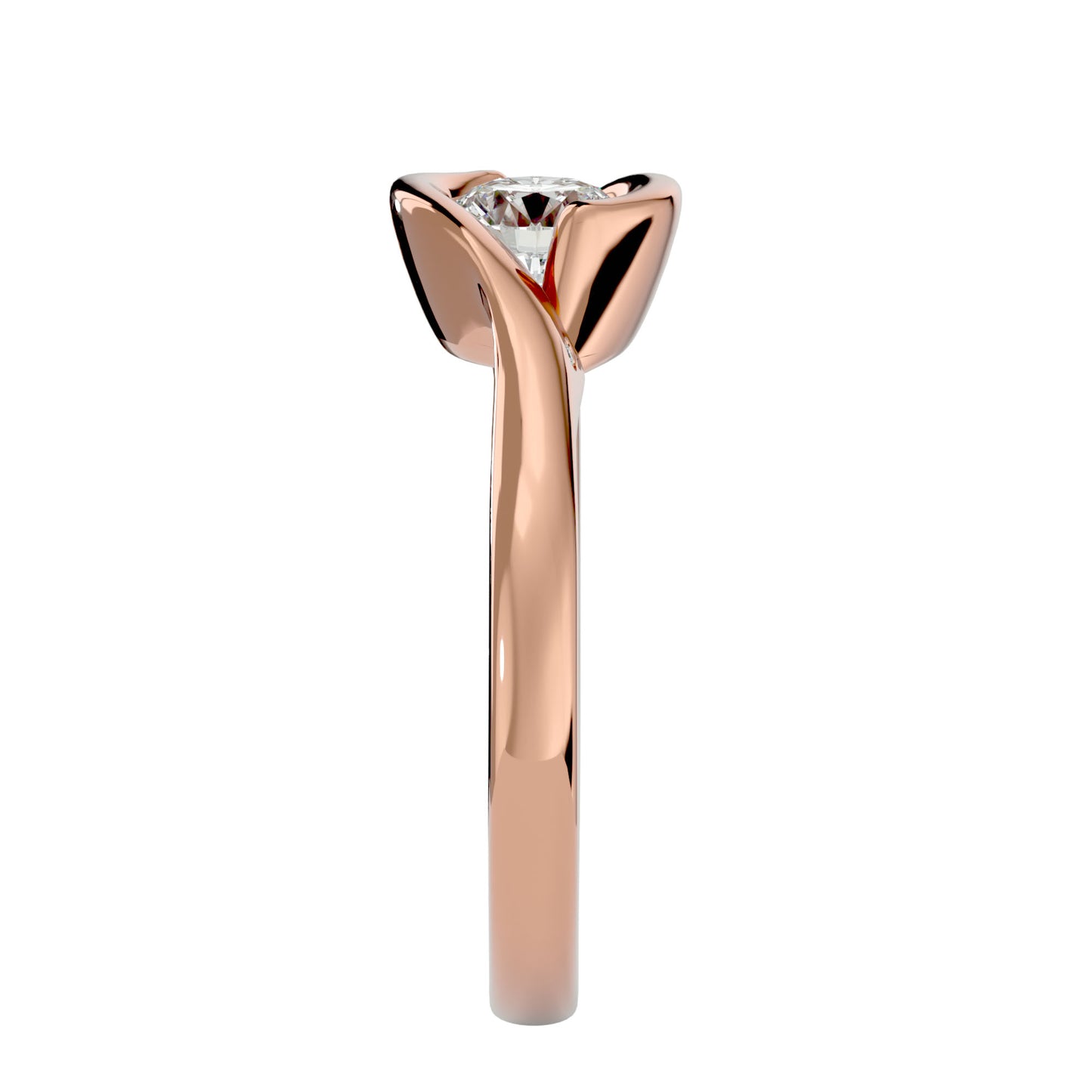 Bodhi tension setting diamond engagement ring