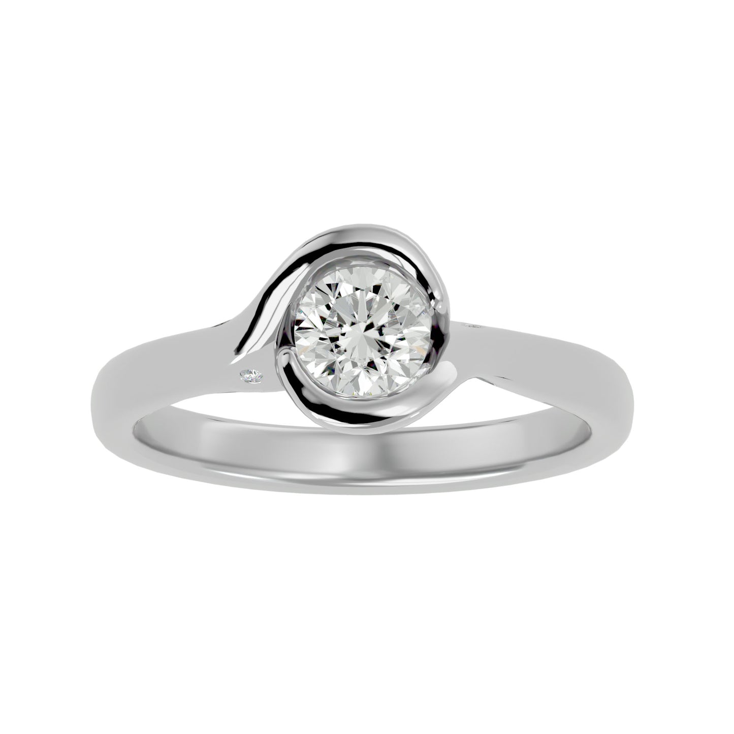 Bodhi tension setting diamond engagement ring
