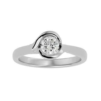 Bodhi tension setting diamond engagement ring