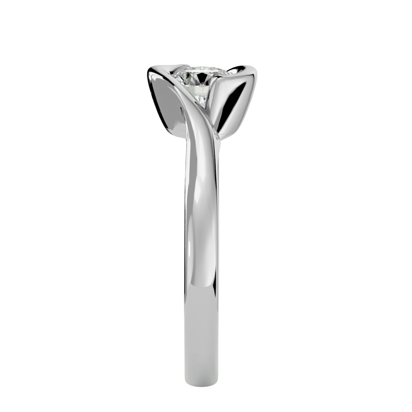 Bodhi tension setting diamond engagement ring