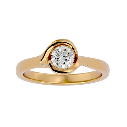 Bodhi tension setting diamond engagement ring