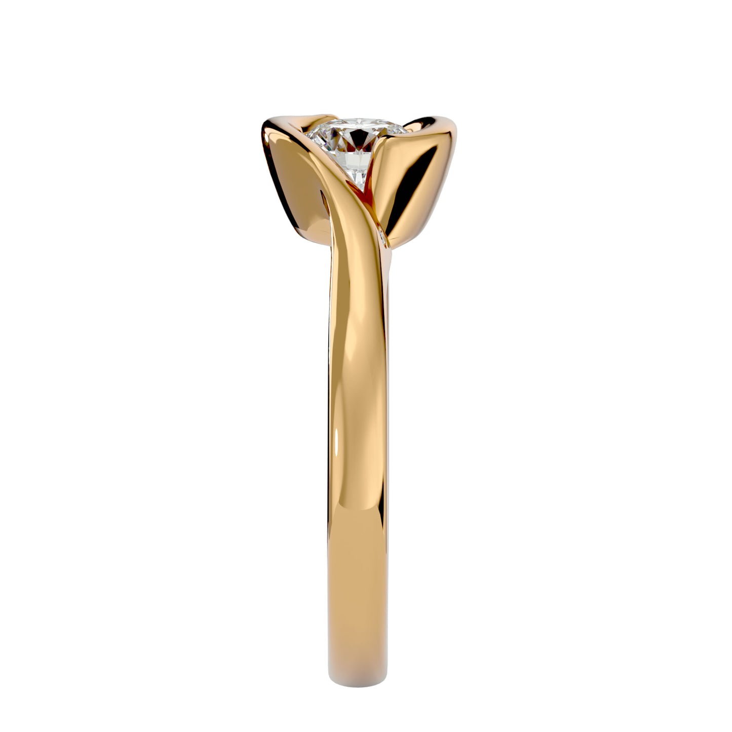 Bodhi tension setting diamond engagement ring