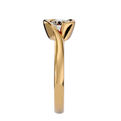 Bodhi tension setting diamond engagement ring