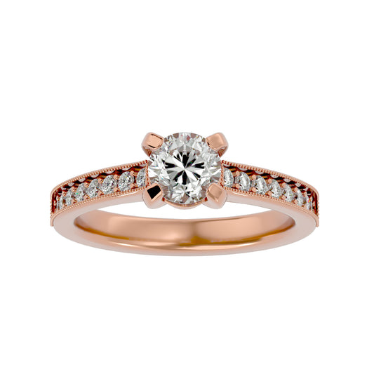 Clio diamond engagement ring