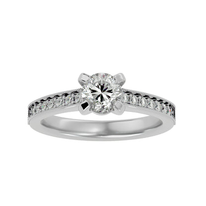 Clio diamond engagement ring