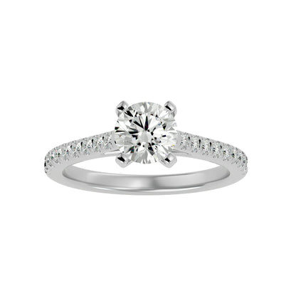 Carlotta diamond engagement ring