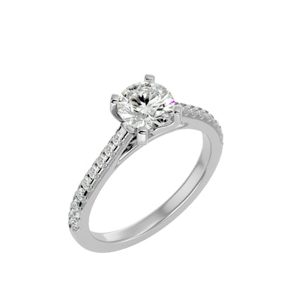 Carlotta diamond engagement ring