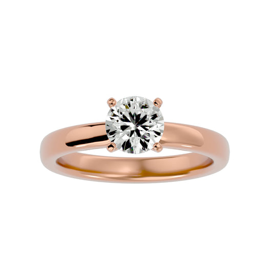 Carys solitaire diamond engagement ring