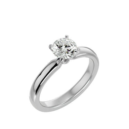 Carys solitaire diamond engagement ring