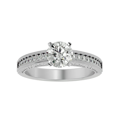 Davina vinatge diamond engagement ring