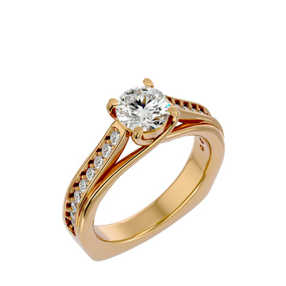 Divya diamond engagement ring