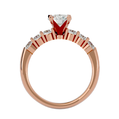 Donatella diamond engagement ring
