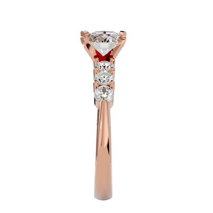 Donatella diamond engagement ring