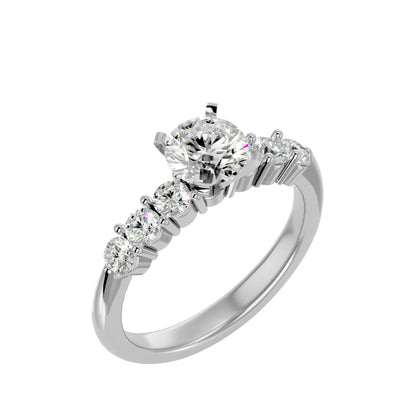 Donatella diamond engagement ring