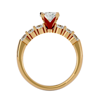 Donatella diamond engagement ring