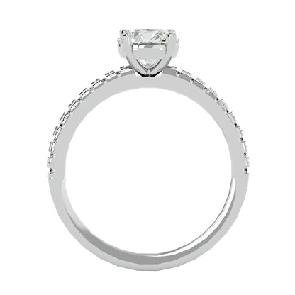 Fleur diamond engagement ring