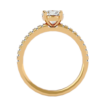 Fleur diamond engagement ring
