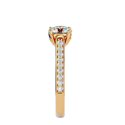 Yasemin diamond engagement ring