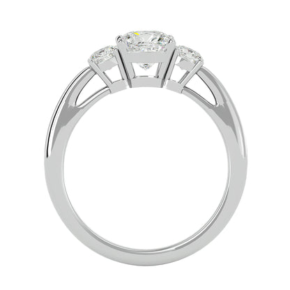 Nazlı three stone diamond engagement ring