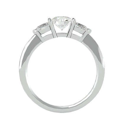 Maartje side pear diamond engagement ring