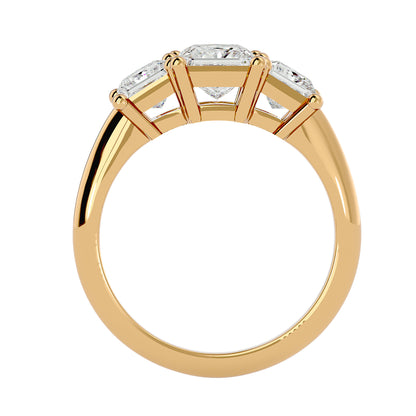 Juna side princess diamond engagement ring