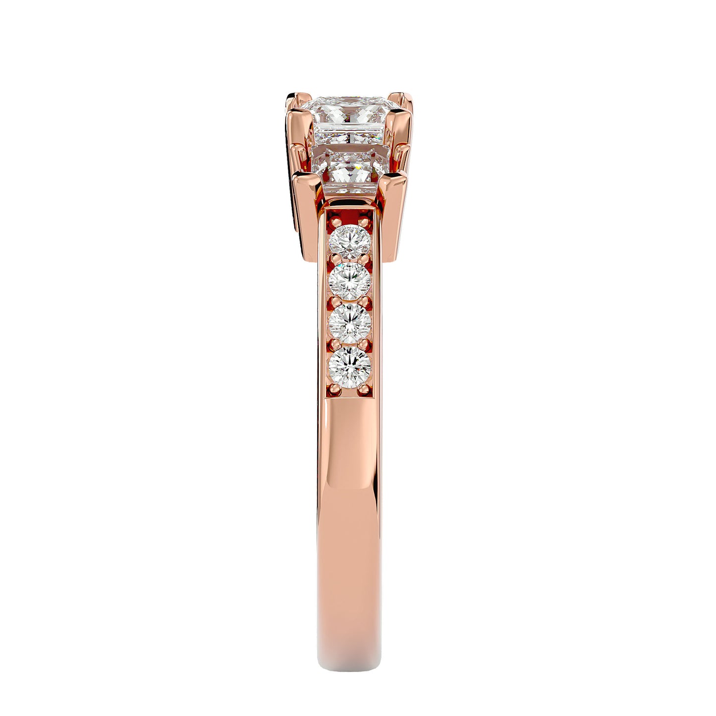 Femke princess diamond engagement ring