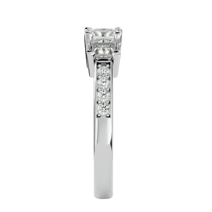 Femke princess diamond engagement ring