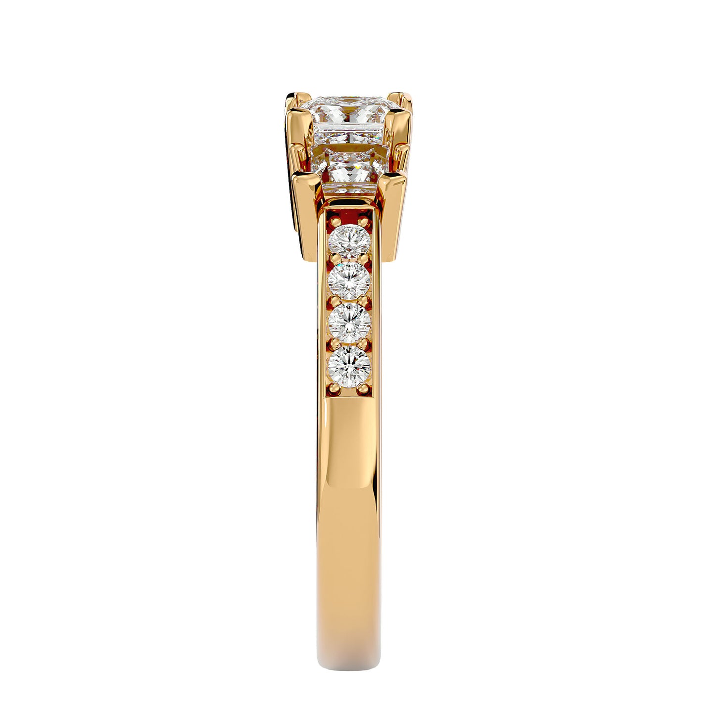 Femke princess diamond engagement ring