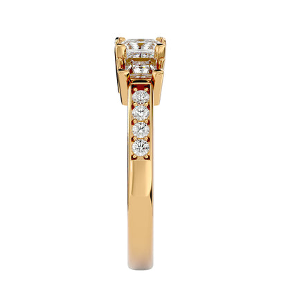 Femke princess diamond engagement ring