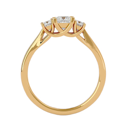 Sarina side princess diamond engagement ring