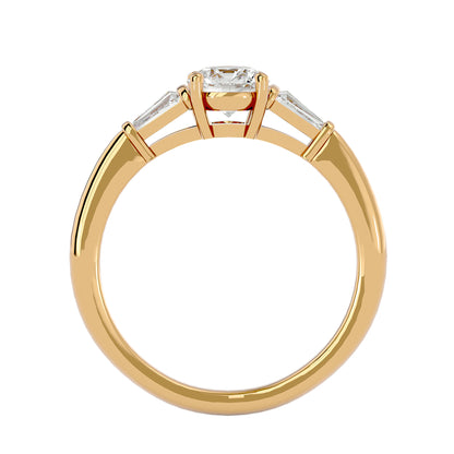 Martina side tapper diamond engagement ring