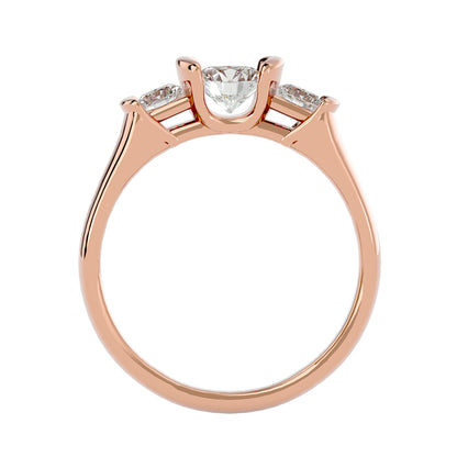 Linh tension setting diamond engagement ring