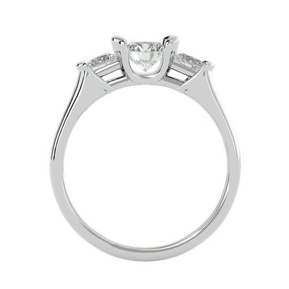 Linh tension setting diamond engagement ring