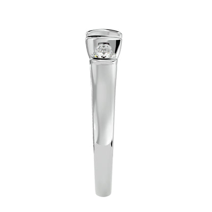 Linh tension setting diamond engagement ring