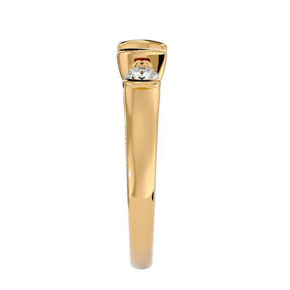 Linh tension setting diamond engagement ring