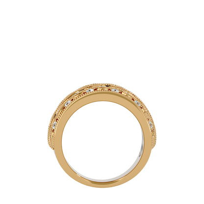 Henna women's wedding band
