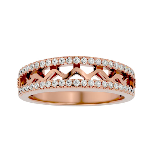 Diane women's wedding band