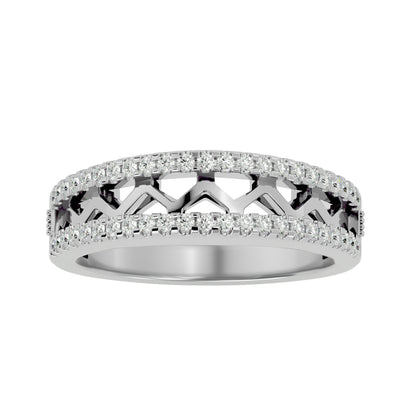Diane women's wedding band
