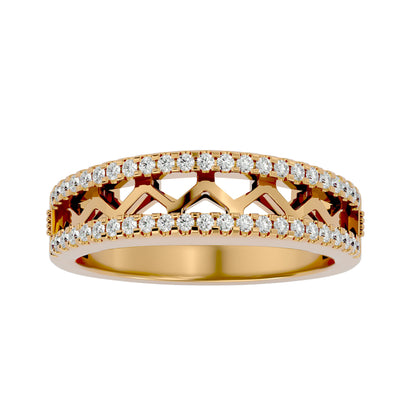 Diane women's wedding band